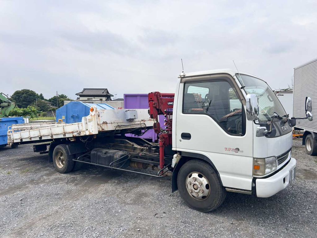 クレーン付き積載車